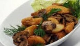 Картофель с грибами  и луком - Фото