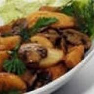 Картофель с грибами  и луком Фото