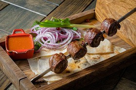 Шашлык из говядины (вырезка с курдюком) - Фото