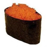 Суши тобико оранжевая Фото