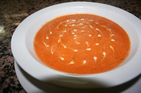 Крем-суп из помидор - Фото