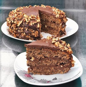 Шоколадно-ореховый торт - Фото