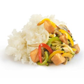 Рис с лососем - Фото