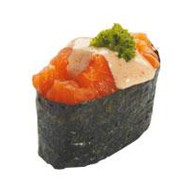 Острая суши лосось Фото