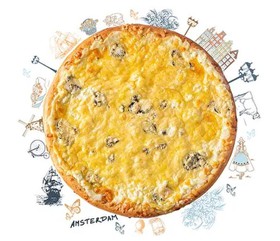Амстердамская пицца 5 сыров - Фото