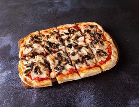 Курица-грибы пицца - Фото