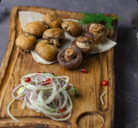 Шашлык из грибов - Фото