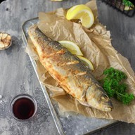 Шашлык из сибаса Фото