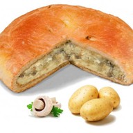 Пирог с картошкой и грибами Фото