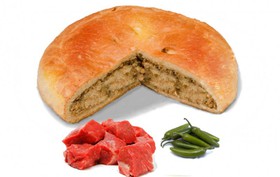 Пирог с говядиной и перцем халапеньо - Фото