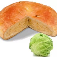 Постный пирог с капустой Фото