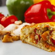 Пирог с курицей и овощами Фото