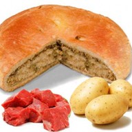 Пирог с картошкой и мясом Фото