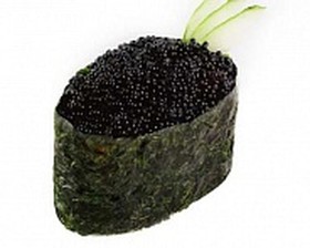 Гункан тобико черная - Фото