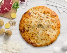 Осетинский пирог с мясом и картошкой - Фото