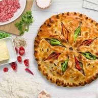 Пирог с мясом и болгарским перцем Фото