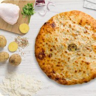 Пирог с курицей и картошкой Фото
