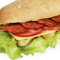 Сэндвич с пепперони Фото