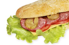 Сэндвич с салями - Фото