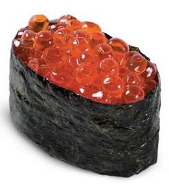 Икура(икра лососевая) суши - Фото