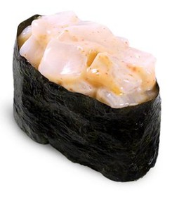Хотатэ спайс суши - Фото