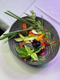 Букет из свежих овощей - Фото