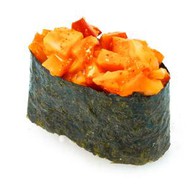 Спайс-суши с моллюском Фото