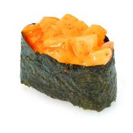 Спайс-суши с гребешком Фото