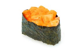 Спайс-суши с гребешком - Фото
