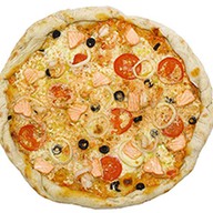 Пицца с морепродуктами Фото