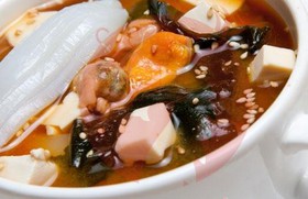 Суп с морепродуктами - Фото