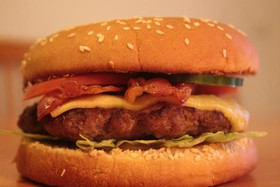 Чизбургер с говядиной XXL - Фото