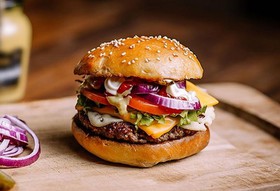 Бургер с говядиной медиум - Фото