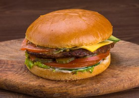Чизбургер с куриной котлетой медиум - Фото