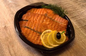 Стейк семги на гриле - Фото