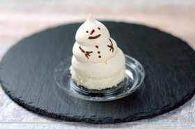 Снеговик из меренги - Фото