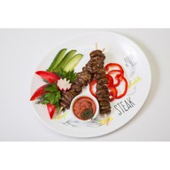Шашлык из куриных сердец Фото