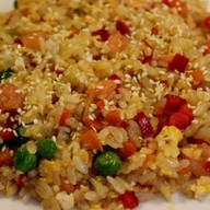 Теппаньяки рис с морепродуктами Фото