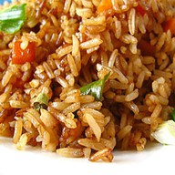 Рис с лососем Фото