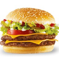 Дабл чизбургер Фото