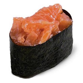Гункан с лососем - Фото