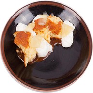 Теплый бисквит с карамелью от Франчески Фото