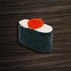 Суши нигири икура с сыром - Фото