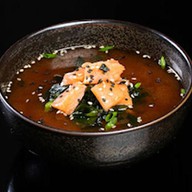 Мисо суп с лососем Фото