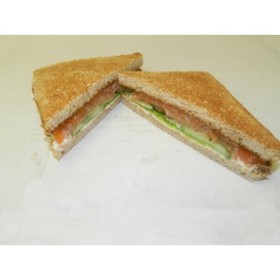 Сэндвич с лососем и сливочным сыром - Фото