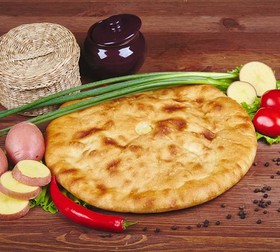 Пирог с картошкой и луком (постный) - Фото