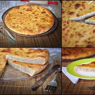Пирог с картофелем, фаршем и сыром Фото