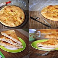 Пирог с курицей и адыгейским сыром Фото