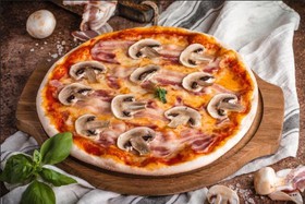 Шампиньоны гриль пицца - Фото