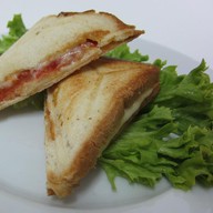 Сэндвич-тост  с семгой Фото